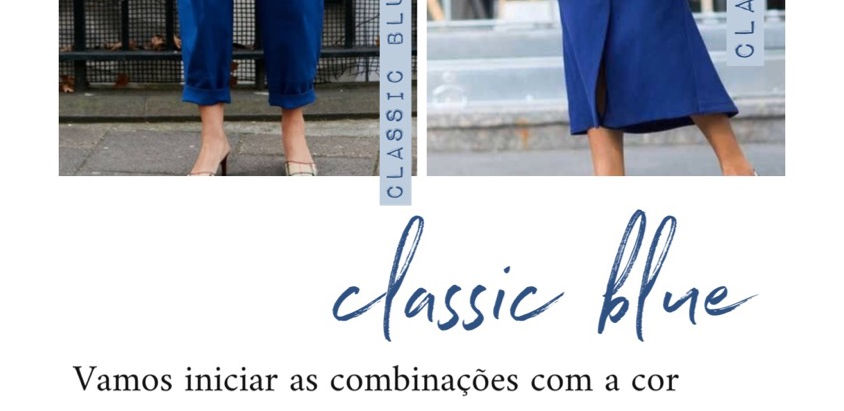 Combinando com Classic Blue