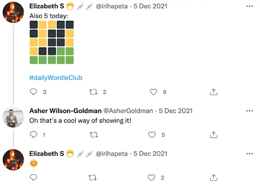 Wordle sharing