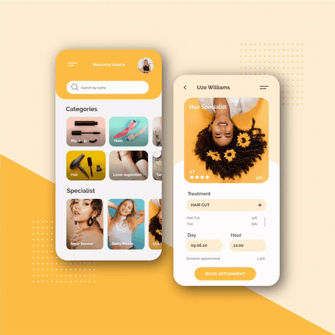 Example of User Interface (UI)