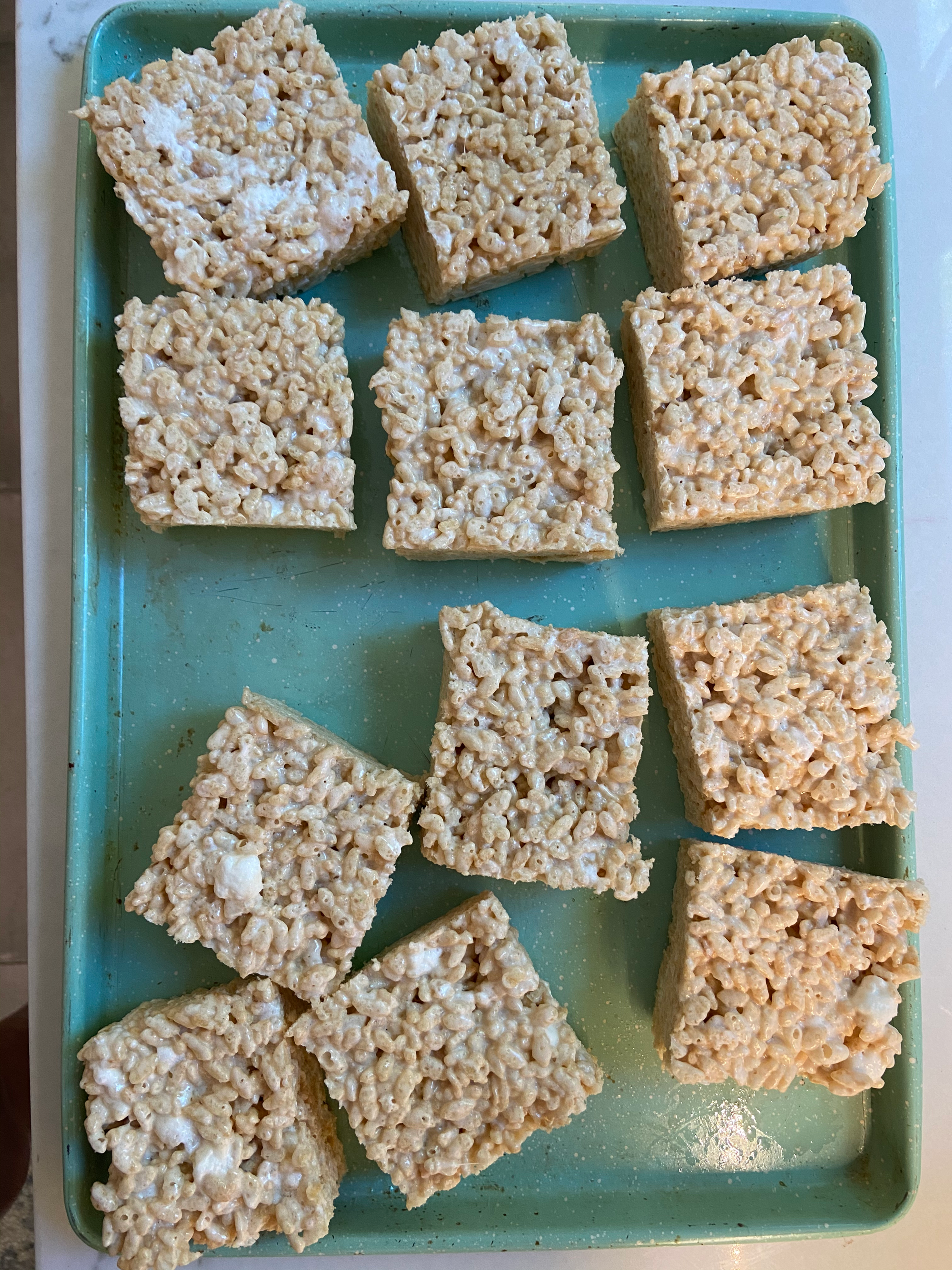 Brown Butter Salted Rice Crispy Treat