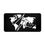 Thumbnail: Black and White TWOWS World Desk Mat