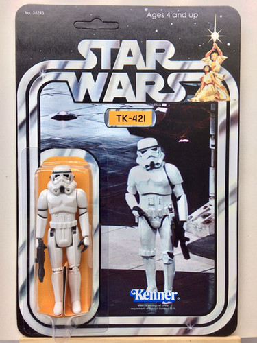 TK-421 Stormtrooper (Custom) - SW 21 Back | beggarscanyontoys