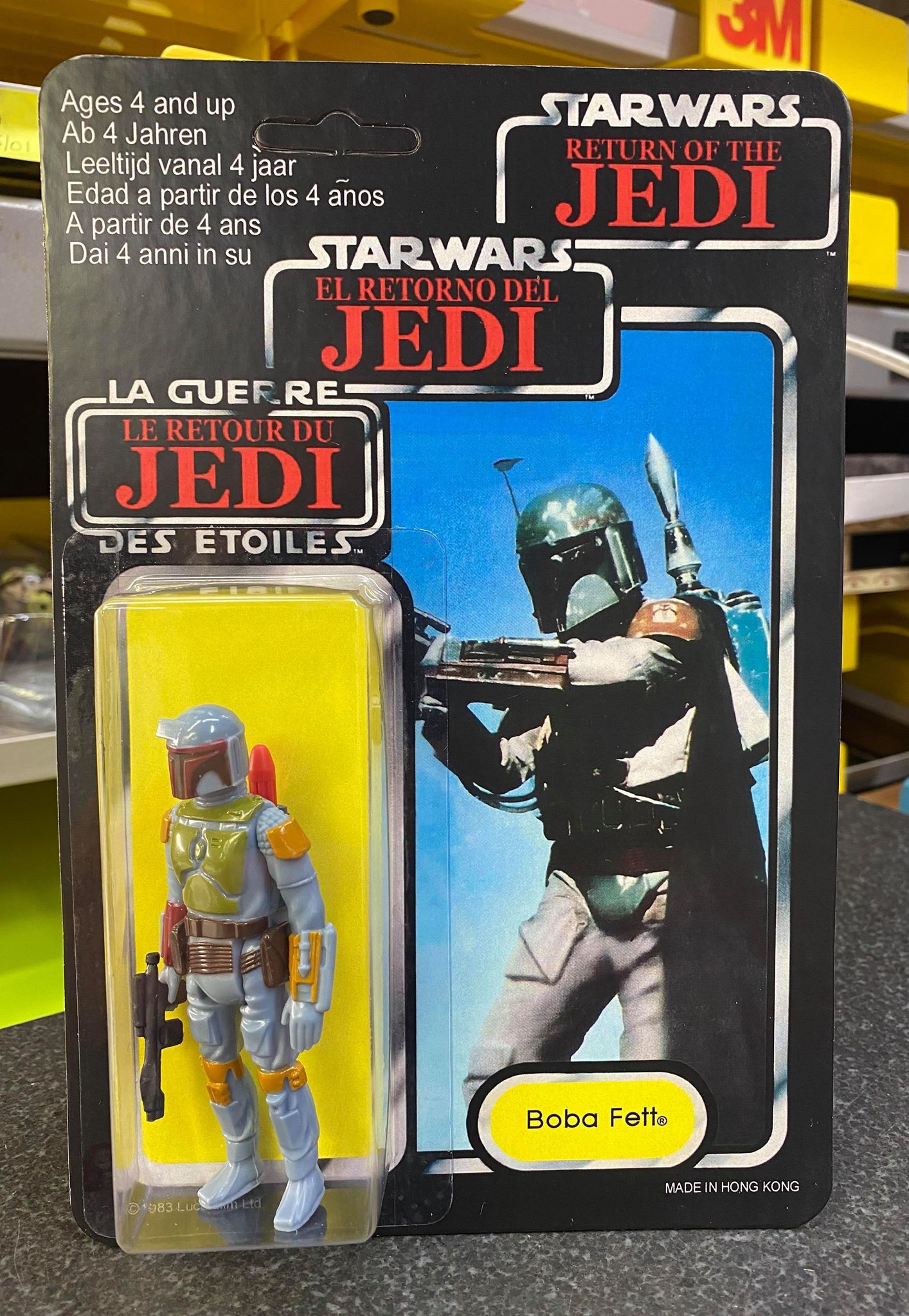 Boba Fett Tri-Logo Carded Recreation