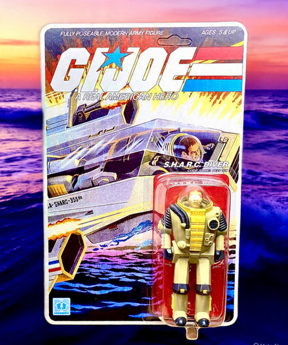 NO.0006 GIジョー GI Joe Deep Six - Series 3 Re-carded | beggarscanyontoys