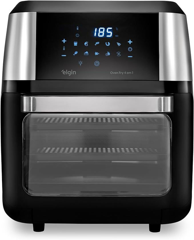 Fritadeira Forno Oven Fry 4 em 1 Elgin 12 Litros 110V - Assa, Frita sem óleo, De