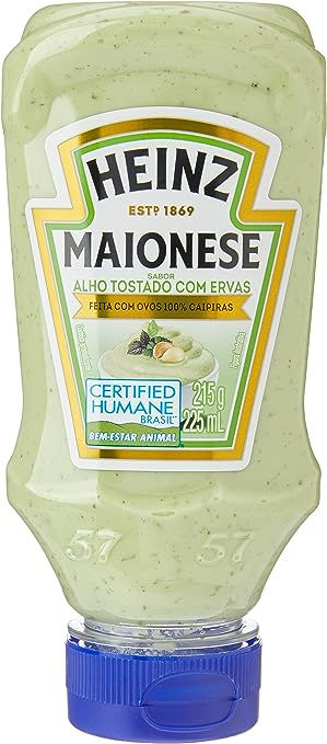 HEINZ Maionese de alho c/ervas 215 g (Pacote de 1)