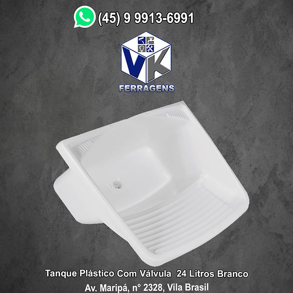 Tanque plástico para lavanderia Toledo PR", "Tanque de lavar roupa resistente Toledo Paraná