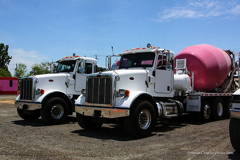 LL&G Industries Pink Cement Trucks