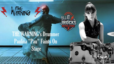 THE WARNING's Drummer Paulina Pau Faints on Stage