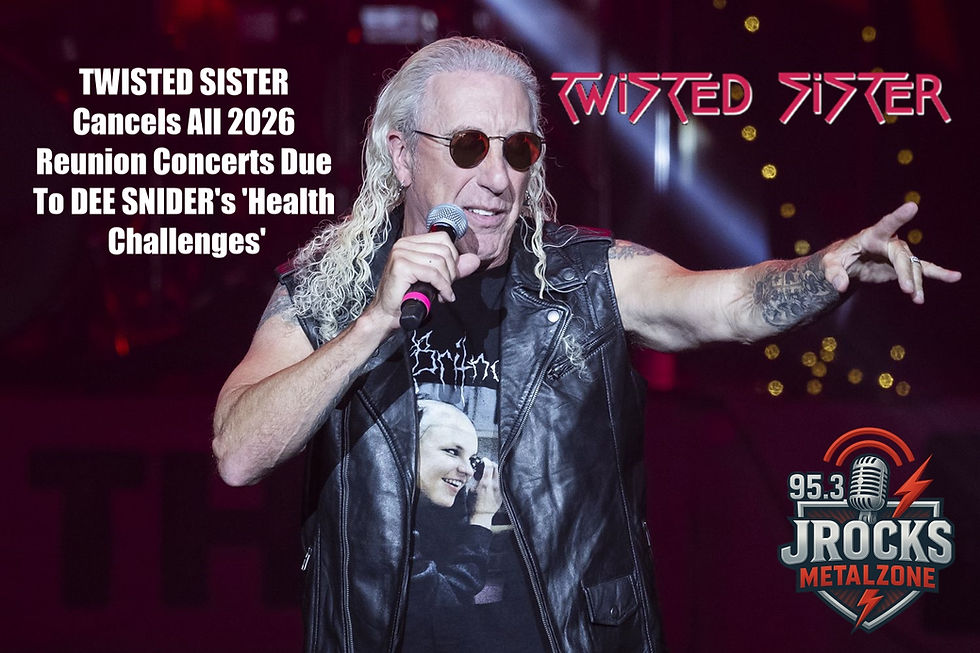 TWISTED SISTER Cancels All 2026 Reunion Concerts Due To DEE SNIDER's 'Health Challenges'