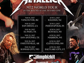 METALLICA Announces Spring 2027 North American Tour with LIMP BIZKIT And AVATAR
