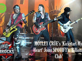 MÖTLEY CRÜE's 'Kickstart My Heart' Joins SPOTIFY's 'Billions Club'