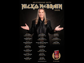 IRON MAIDEN's Longtime Drummer NICKO MCBRAIN Announces 'Hello Boys and Girls!' 2026 European Spoken