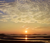 宇部市の朝焼け