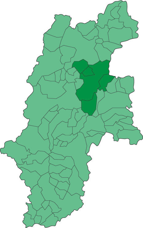 長野県の地図