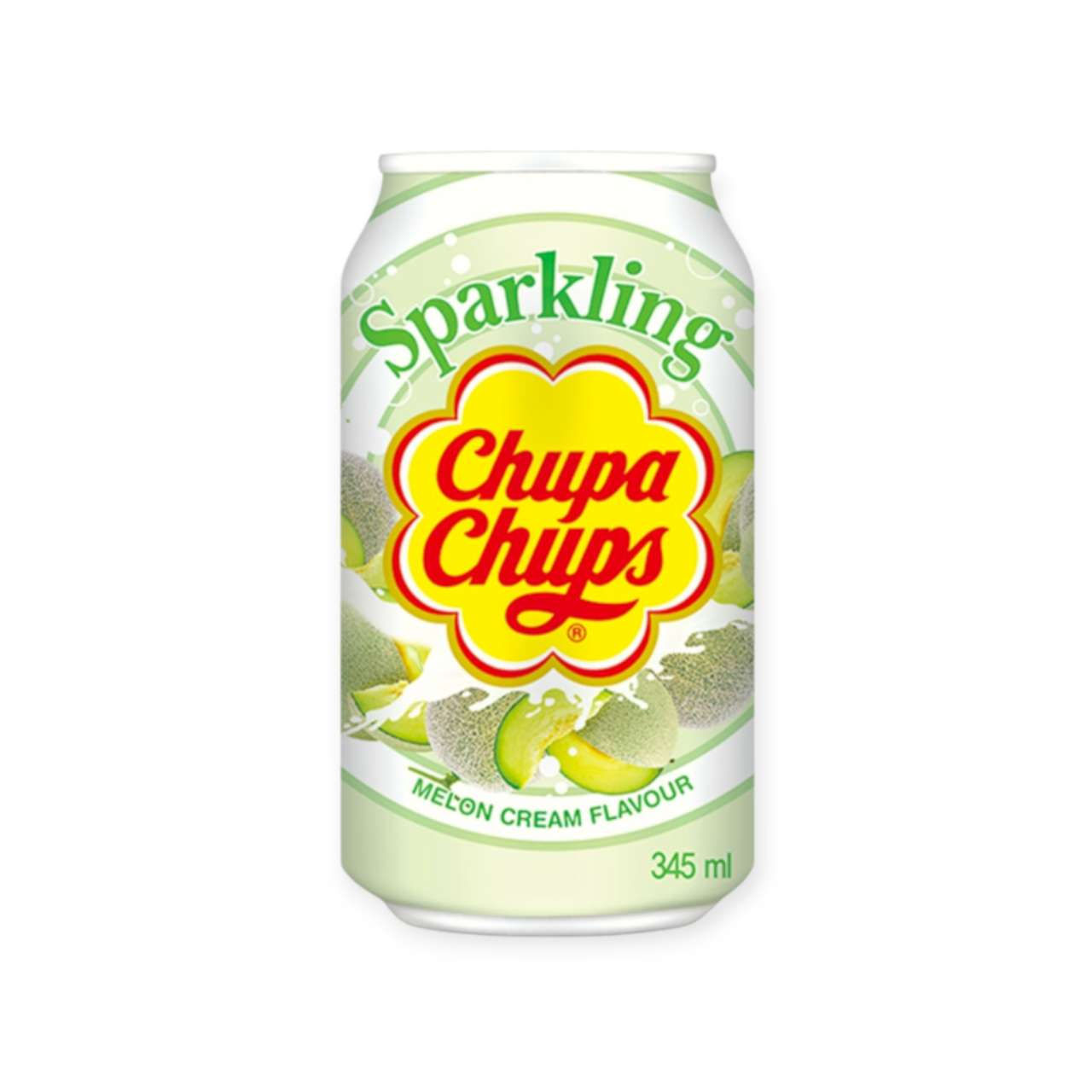 Chupa Chups Melon & Cream, boisson goût melon de 345ml