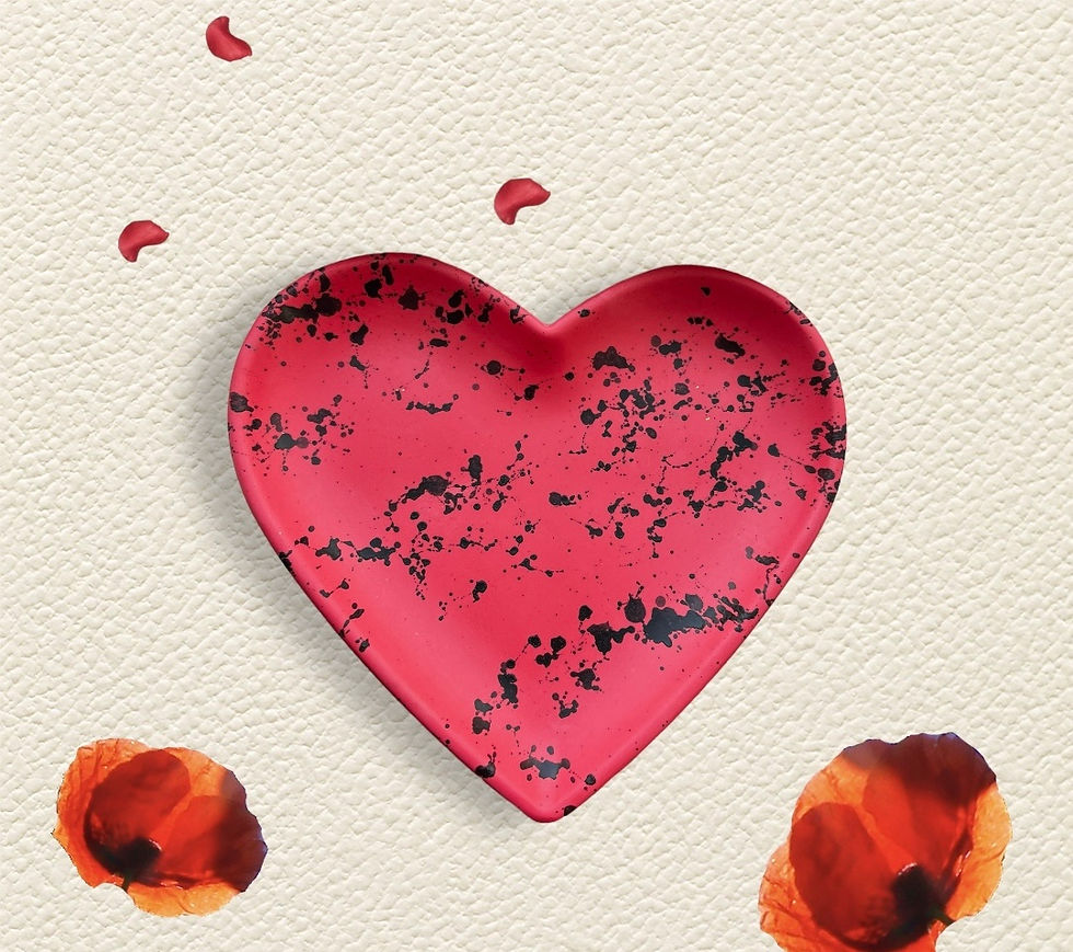 Thumbnail: Heart Tray Jesmonite
