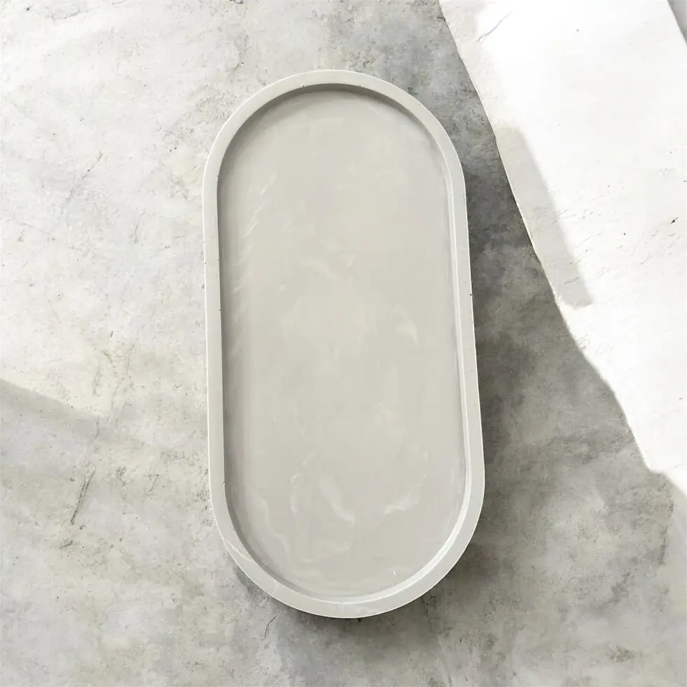 Thumbnail: Oval Tray Jesmonite