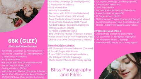 Debut Photography and Videography Coverage with SDE package | Full Event Coverage