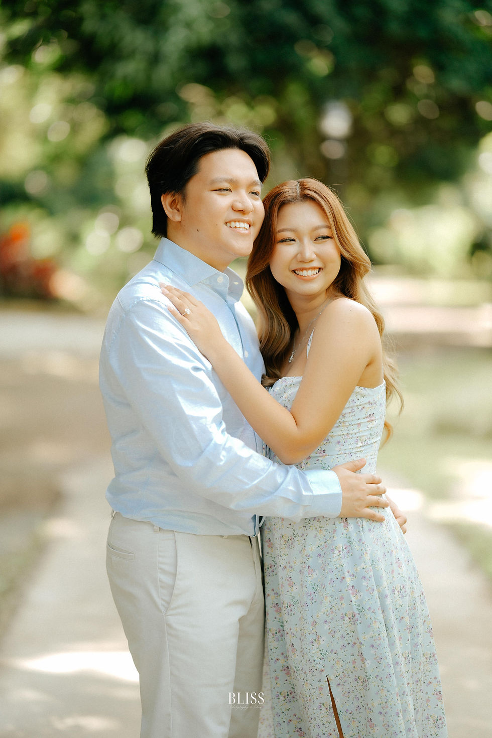 Golden hour prenup photography