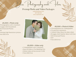 Prenup Photo and Video Package