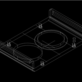 Golmar 3D printed replacement bracket