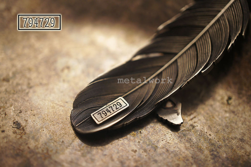 縮圖：MW P1131 The Ma'at & Eagle Pendant (Large)