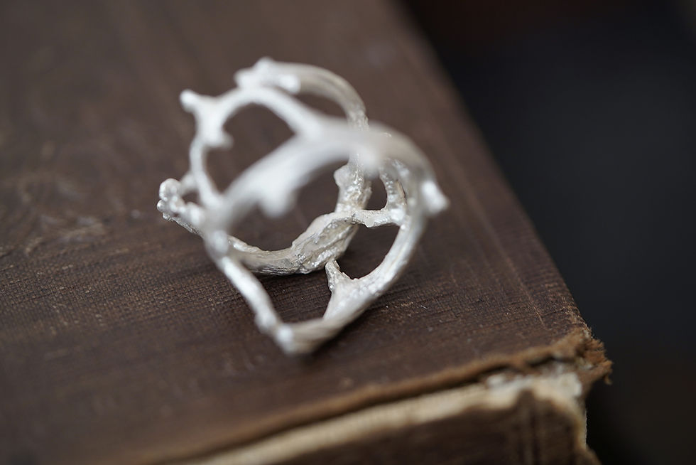 縮圖：MW R1016 925 Silver Twiggy Ring