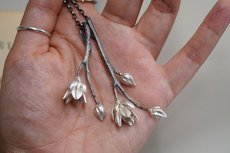 縮圖：MW P1195 925 Silver Margaret Pendant (Chain is not included)