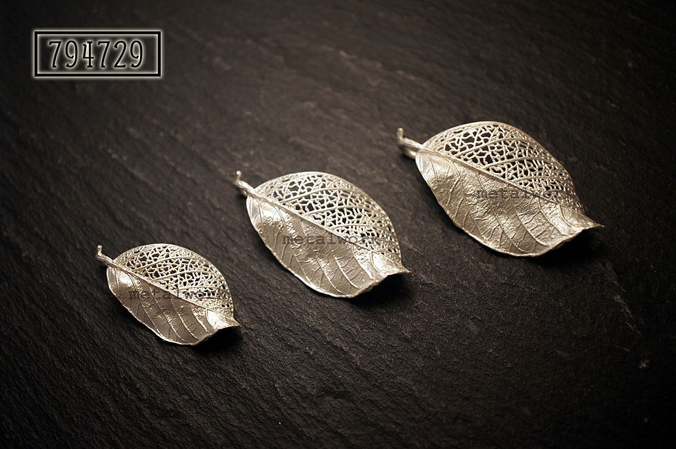 縮圖：MW P1088 The 925 Silver Fragment Leaf Pendant (Small)