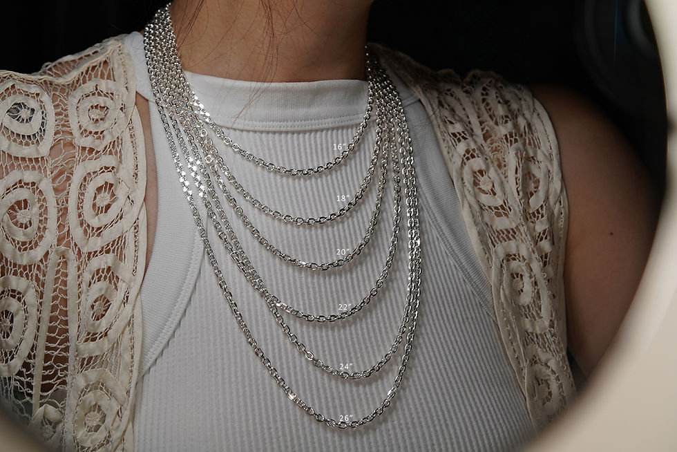 縮圖：925 Silver SN5 Cut Anchor Chain