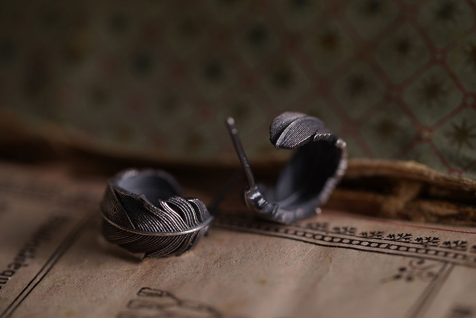 縮圖：MW E1036 Ma'at Stud Earring