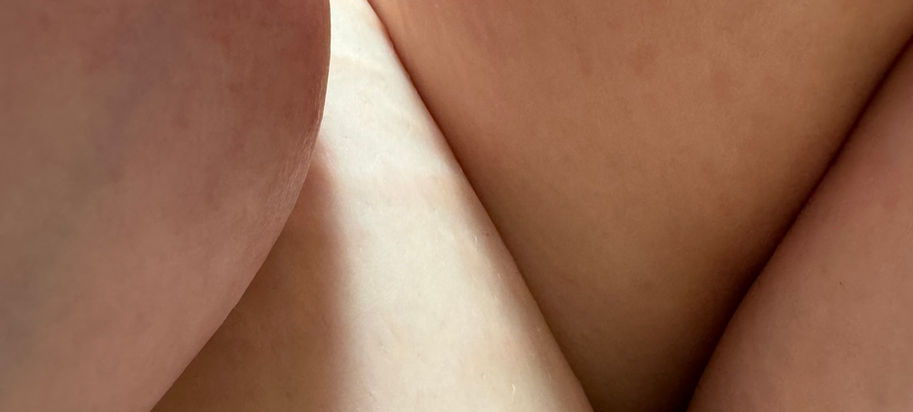 Photographs of the artists body which inform their work