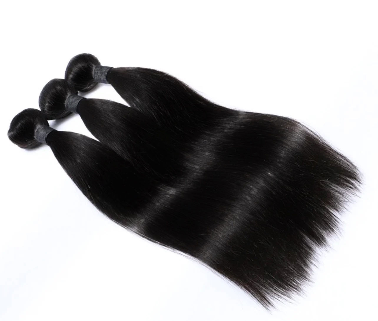 Jet Black Straight Bundles