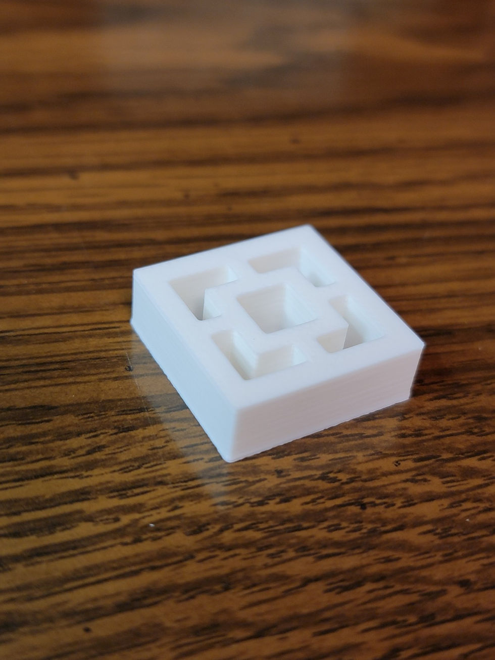 Thumbnail: 24x 1" White Breeze Blocks - Doll House, Barbie, Retro MCM Outdoor Decor - New!