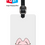 Thumbnail: 3D Lenticular Luggage Tag of Hidden Bunny 3D Effect