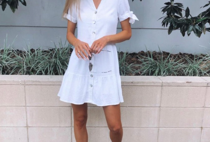 PEYTON DRESS // WHITE