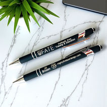 Custom FATE branded pens for tradeshows