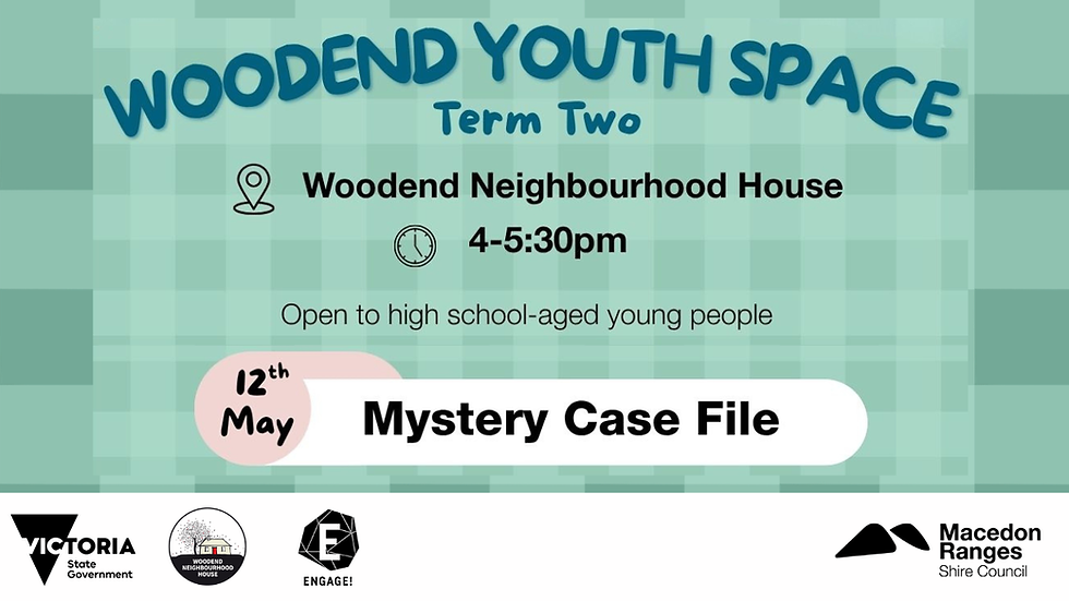 Woodend Youth Space (Term 2 2026)