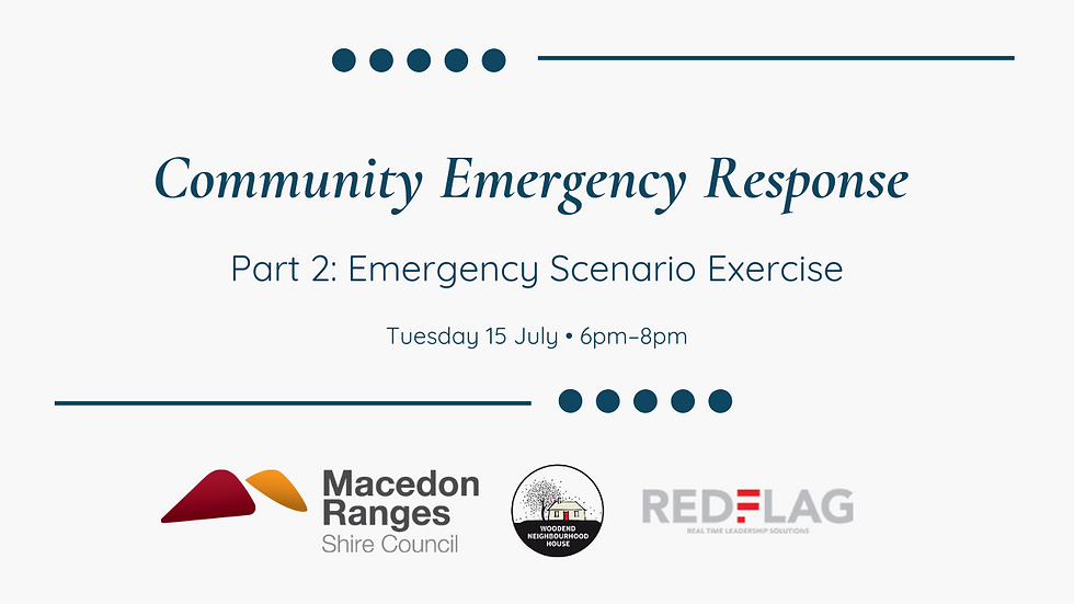 Part 2 - Community Emergency Scenario Exercise