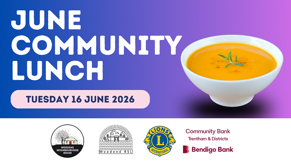 Woodend Community Lunch