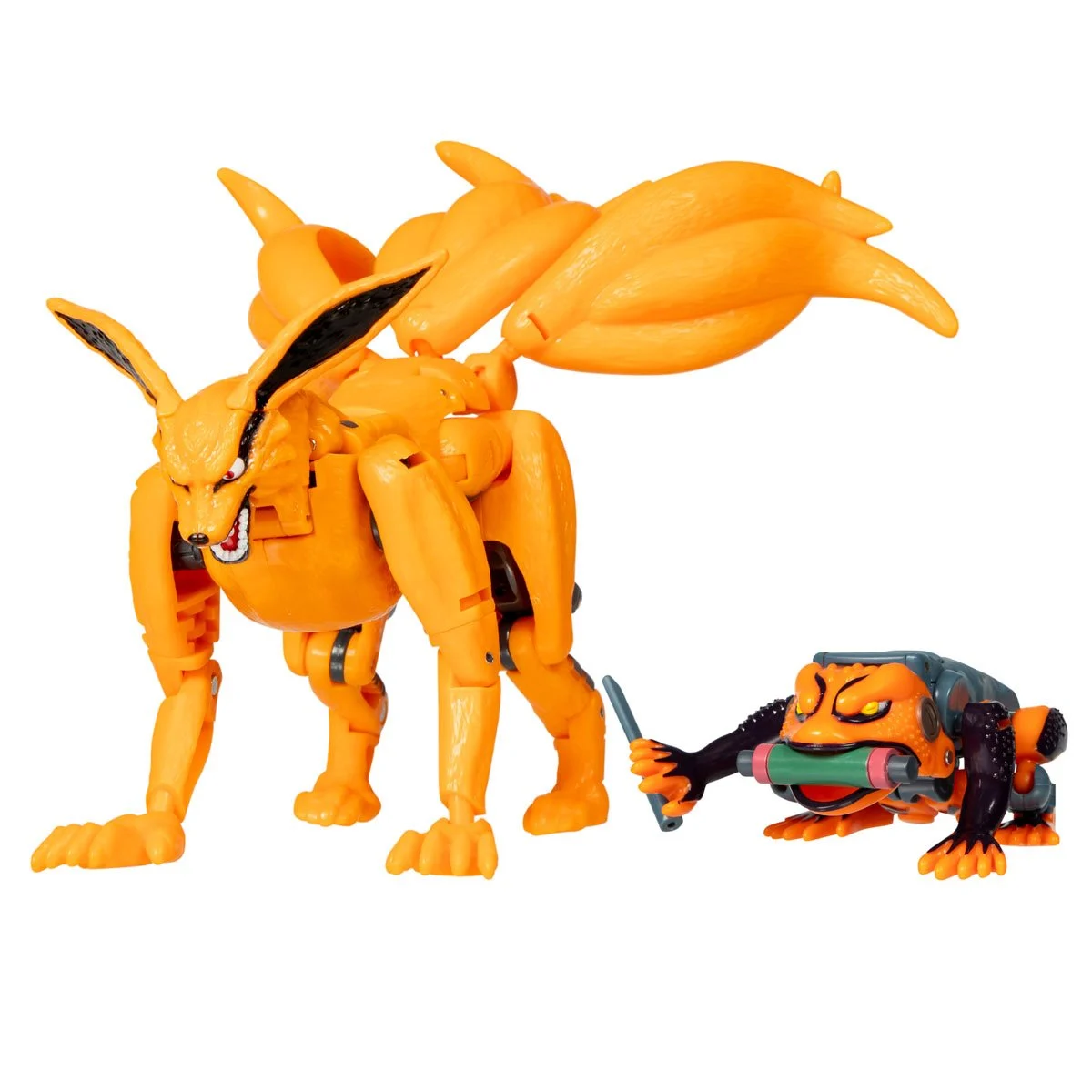 Hasbro Collectibles - Transformers Collaborative - NARUTO SHIPPUDEN x Transformers Kurama and Gamakichi Figure View