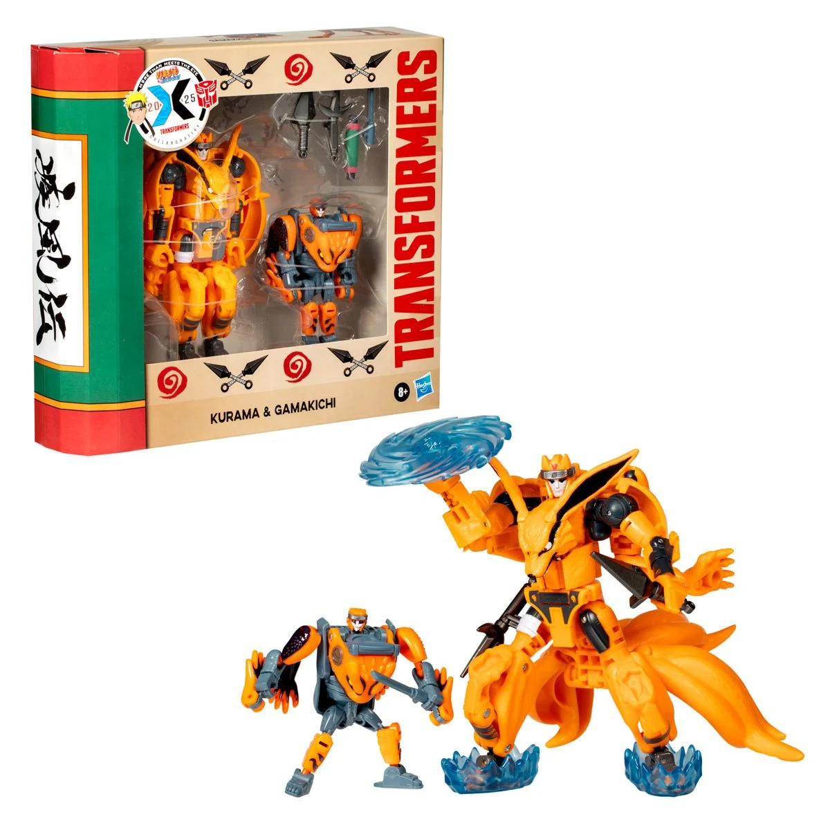 Hasbro Collectibles - Transformers Collaborative - NARUTO SHIPPUDEN x Transformers Kurama and Gamakichi Full View