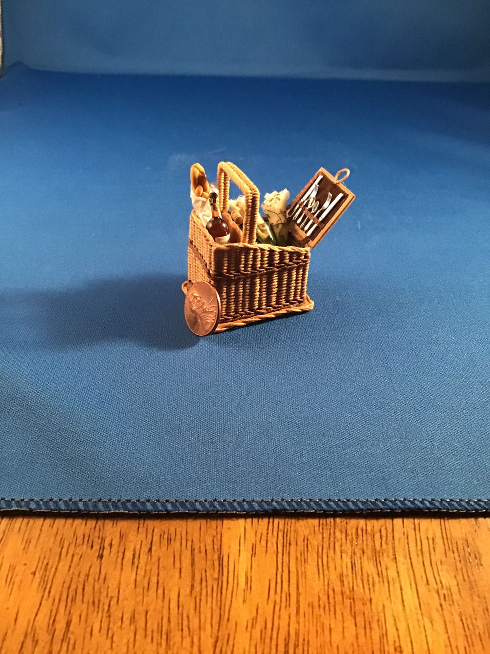 Wicker Picnic Basket 1