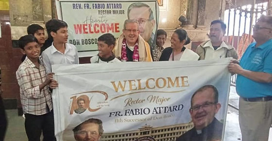 Hearty welcome Rev. Fr. Fabio Attard, Rector Major