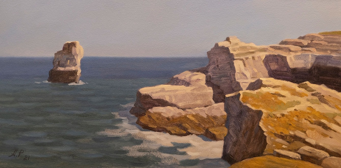 Rocky Shore Oil on Board 8x16.jpg