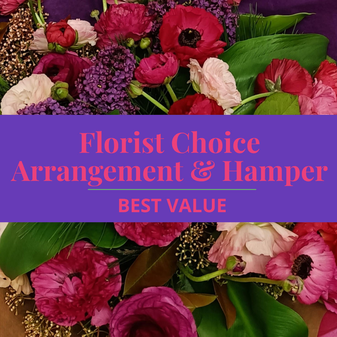 Flower Arrangements and Hamper