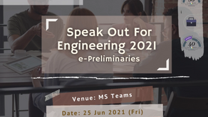 Speak Out for Engineering Preliminaries 2021