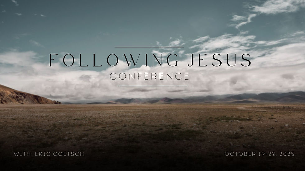 Following Jesus Conference