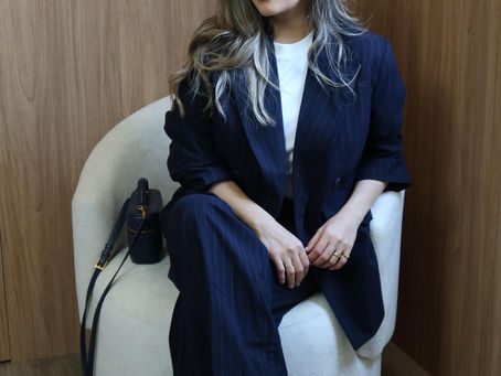 14 de Jul - Conjunto alfaiataria risca de giz